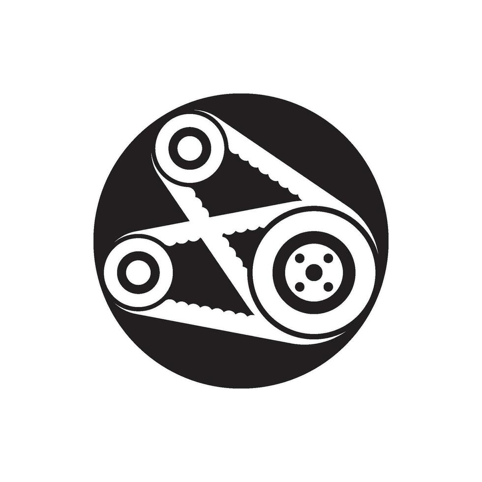 Engine belt icon vector illustration symbol design