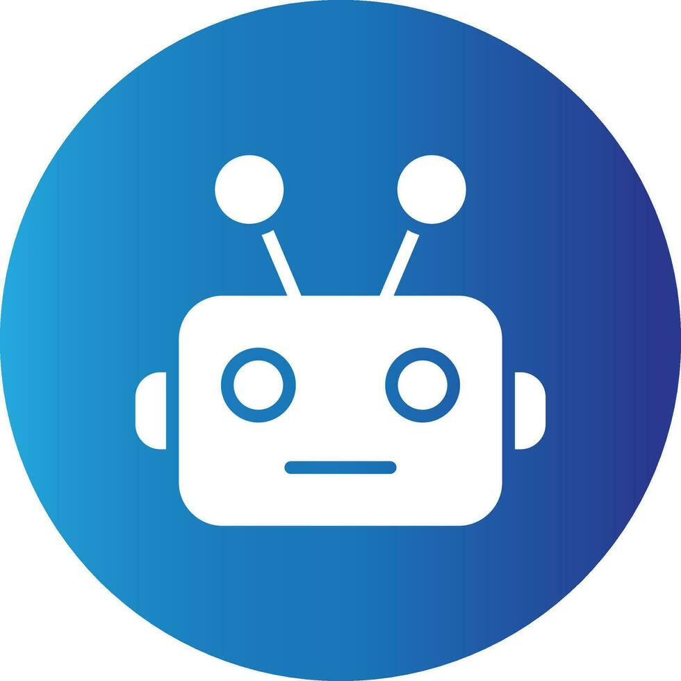 Chatbot Creative Icon Design vector