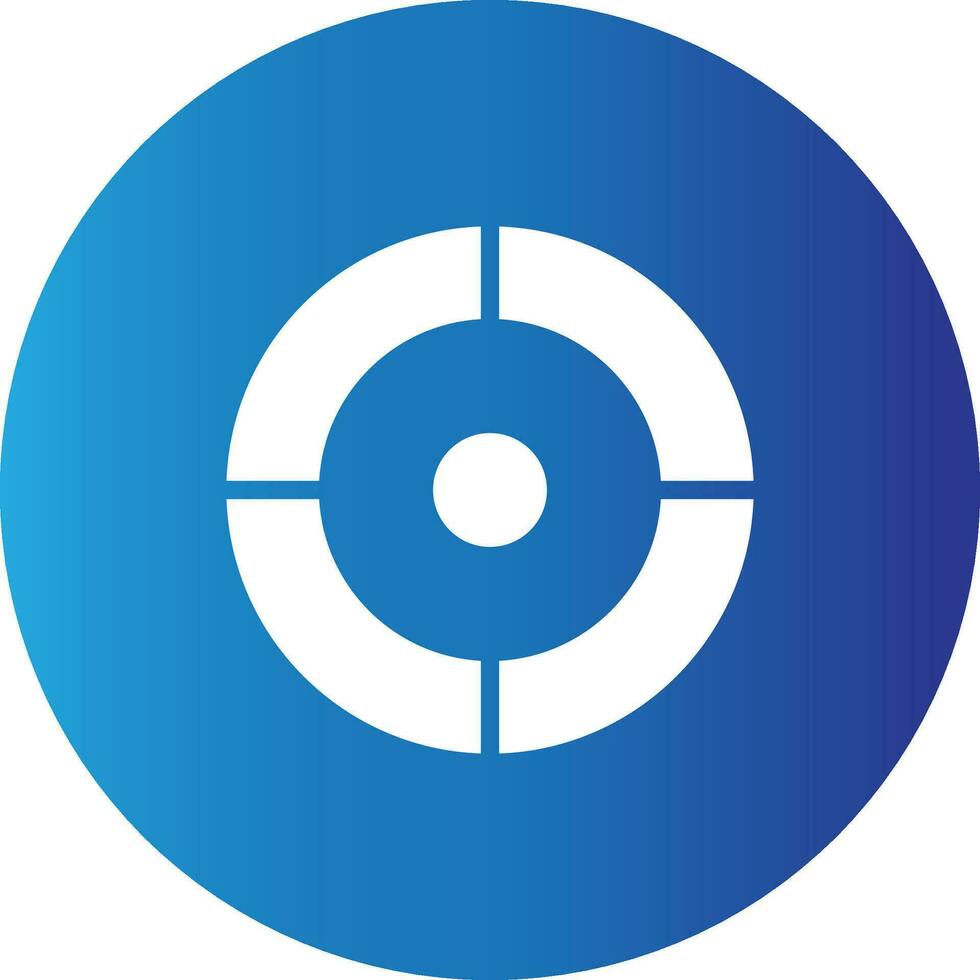 Target Creative Icon Design vector