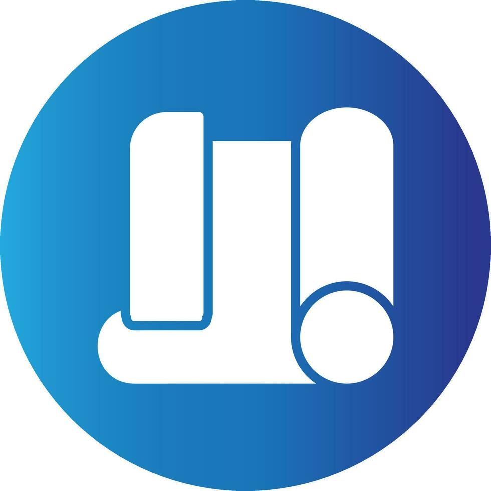 Paper Roll Creative Icon Design vector