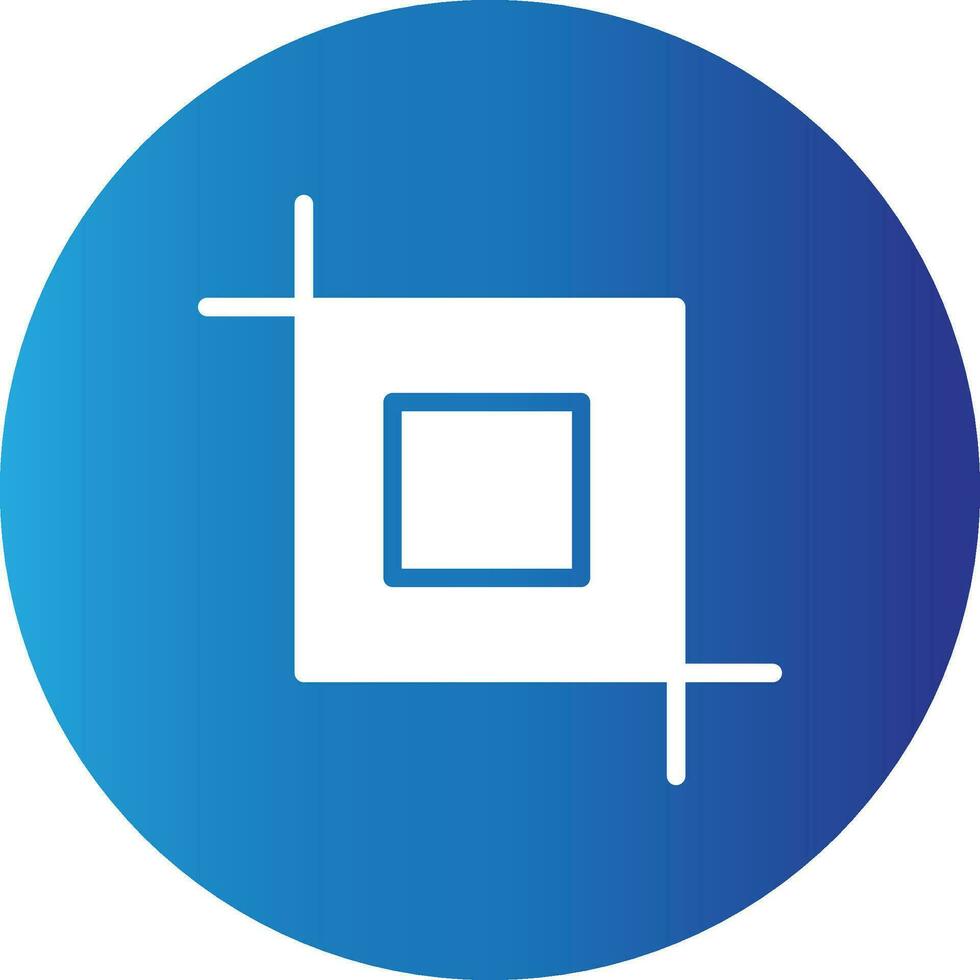 Crop Creative Icon Design vector