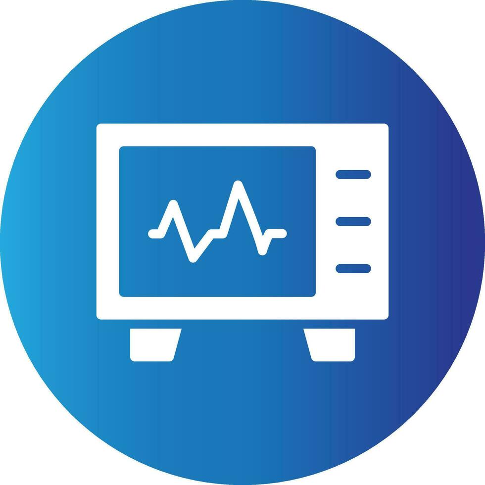 Cardiogram Creative Icon Design vector