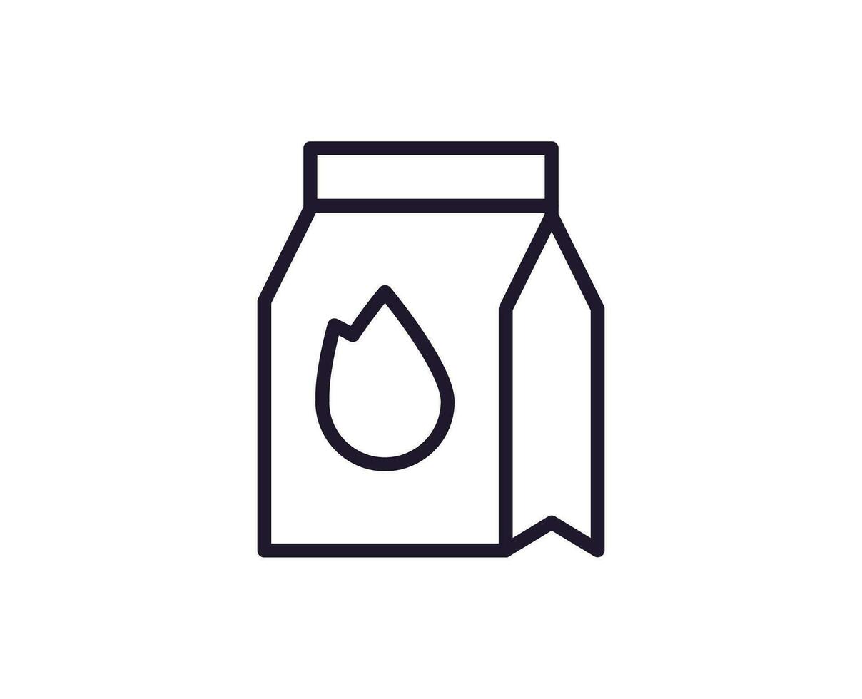 Coal concept. Modern outline high quality illustration for banners, flyers and web sites. Editable stroke in trendy flat style. Line icon of coal vector