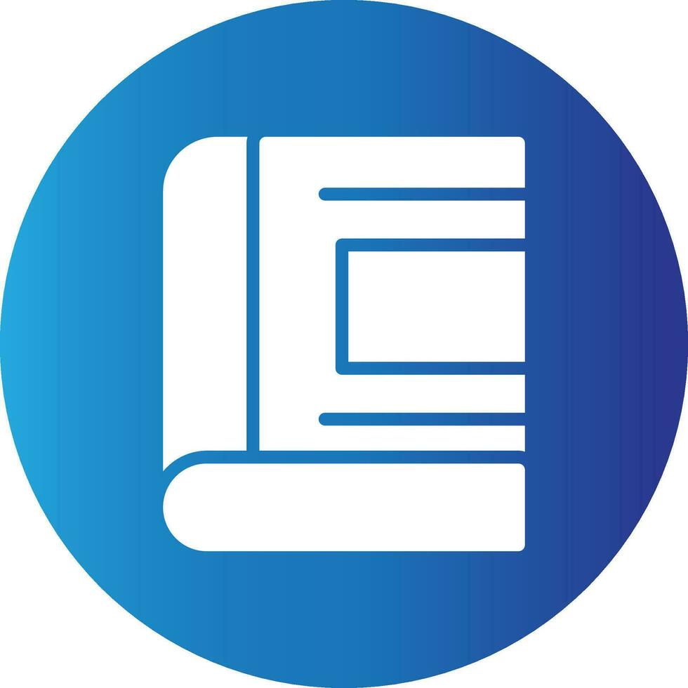 GLYPH Gradient Circle vector