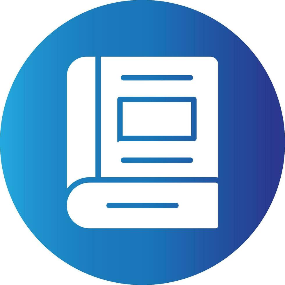 GLYPH Gradient Circle vector