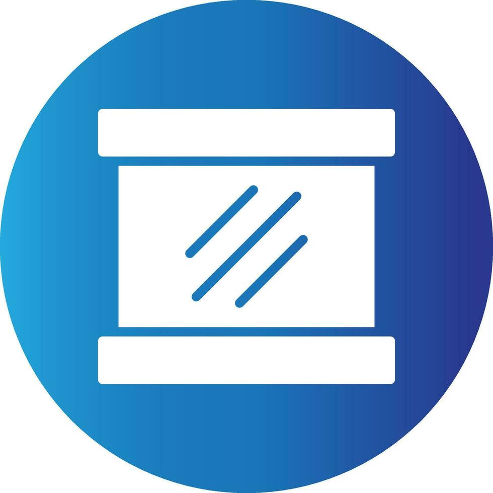 Mirror Creative Icon Design vector