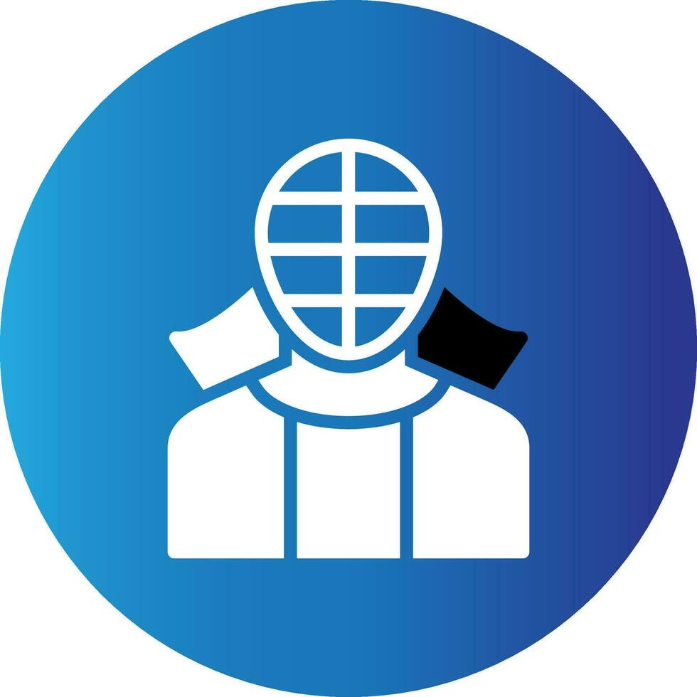 diseño de icono creativo de kendo vector