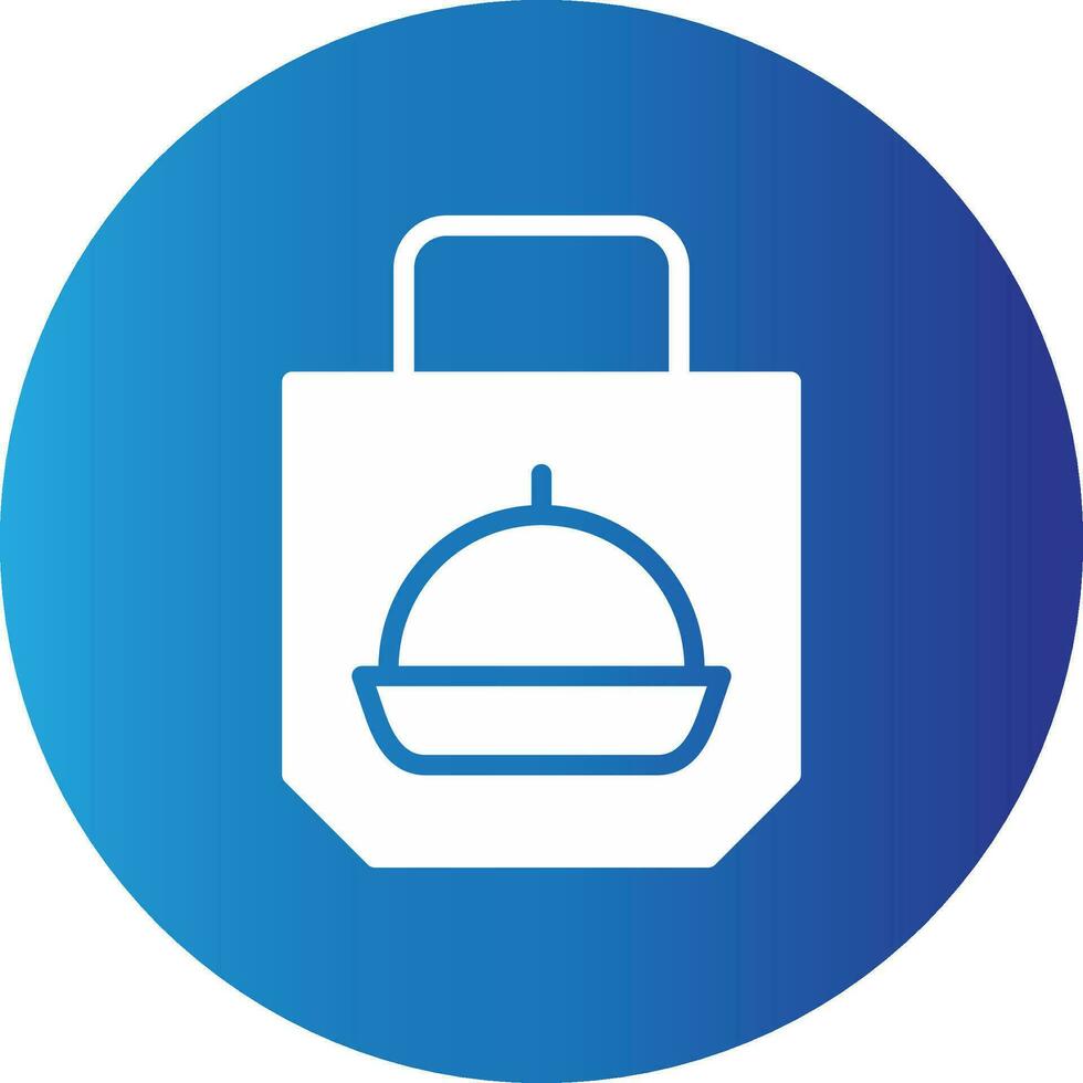 Food Delivery Creative Icon Design vector