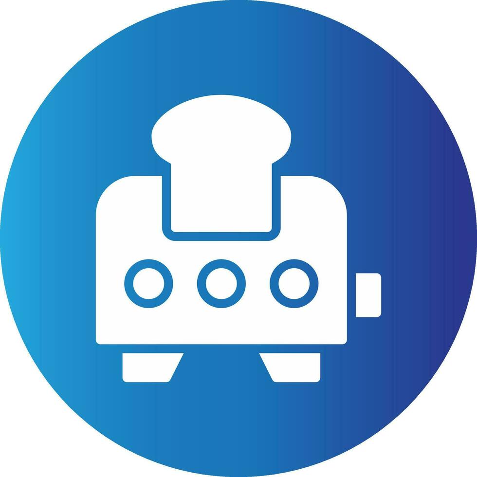 Toaster Creative Icon Design vector