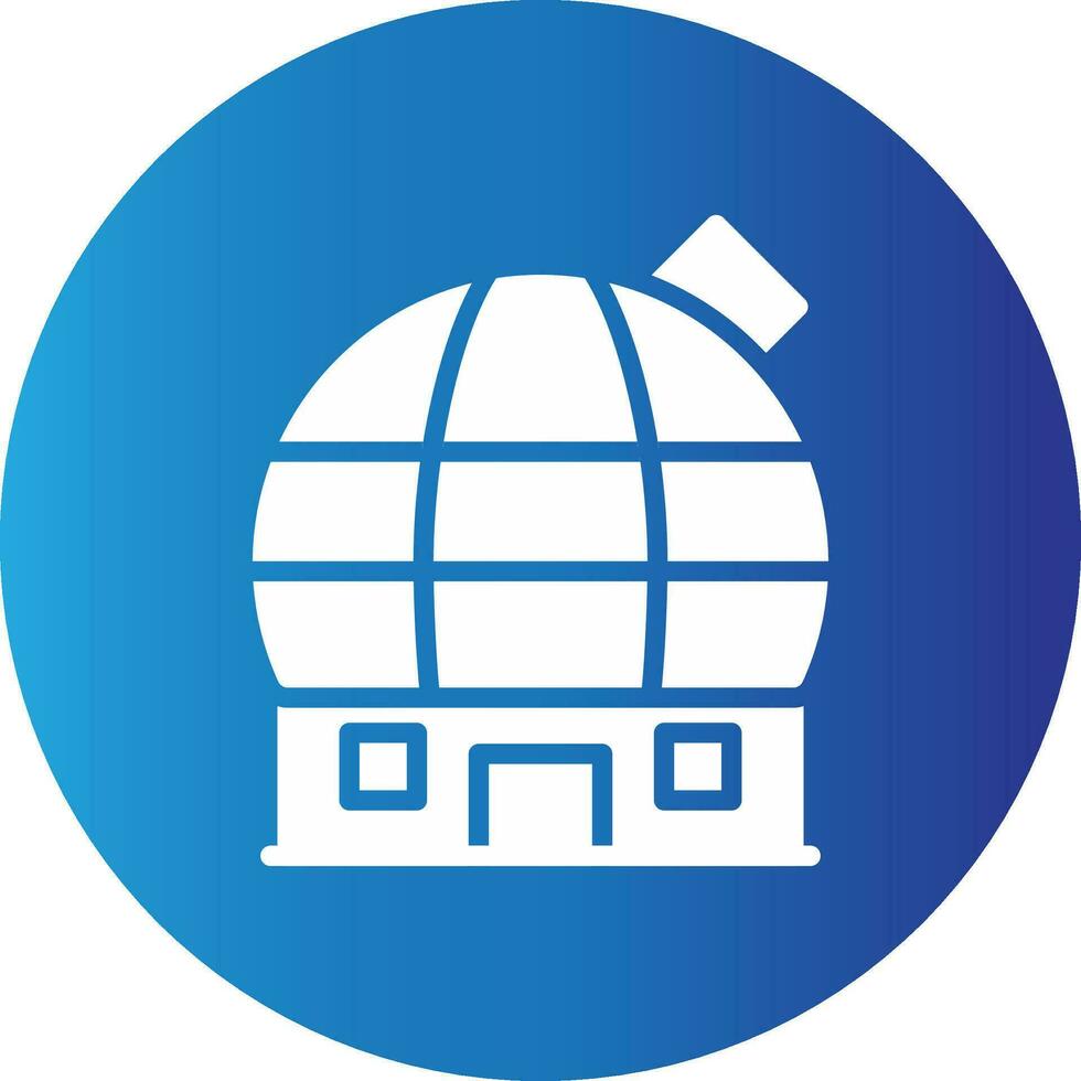 Observatory Creative Icon Design vector