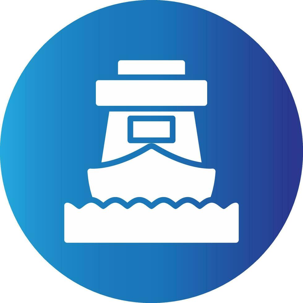 Ship Creative Icon Design vector