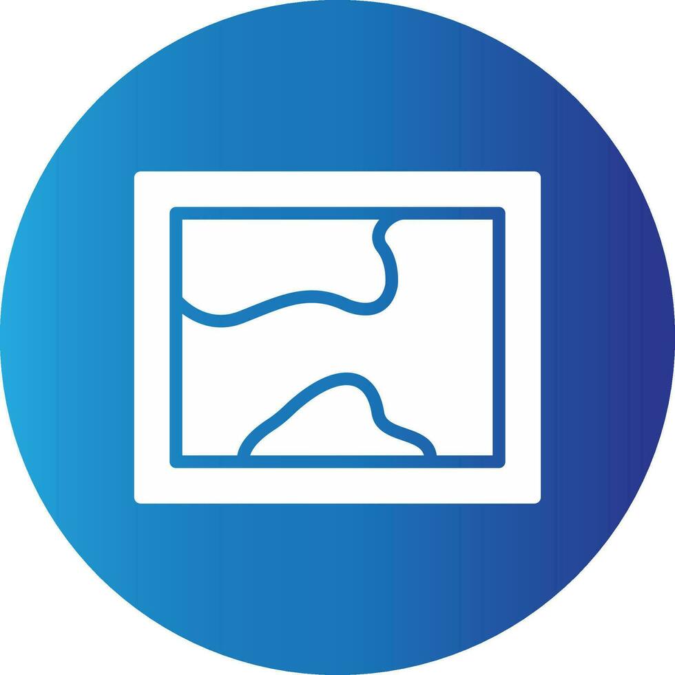 Map Creative Icon Design vector