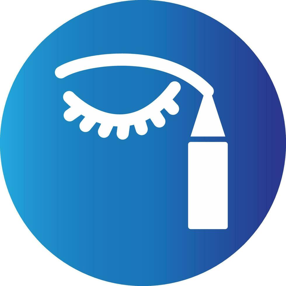 Eyeliner Creative Icon Design vector