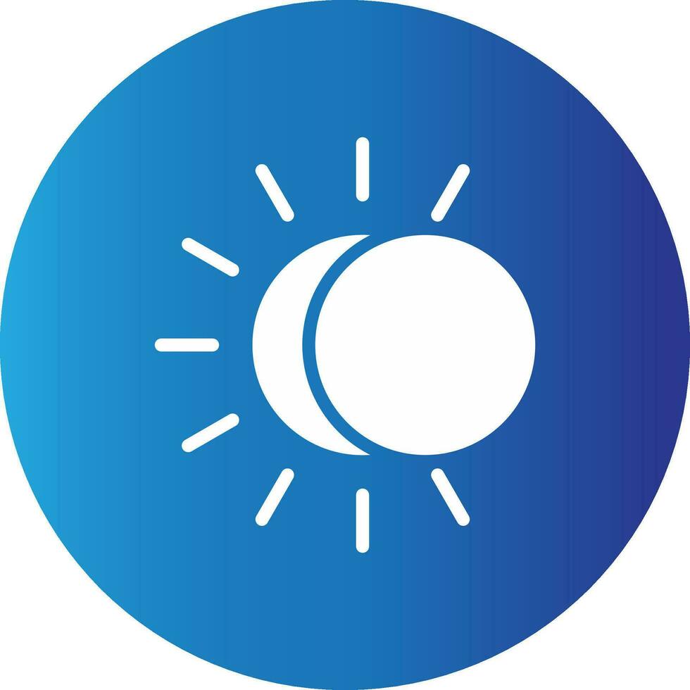 Eclipse Creative Icon Design vector