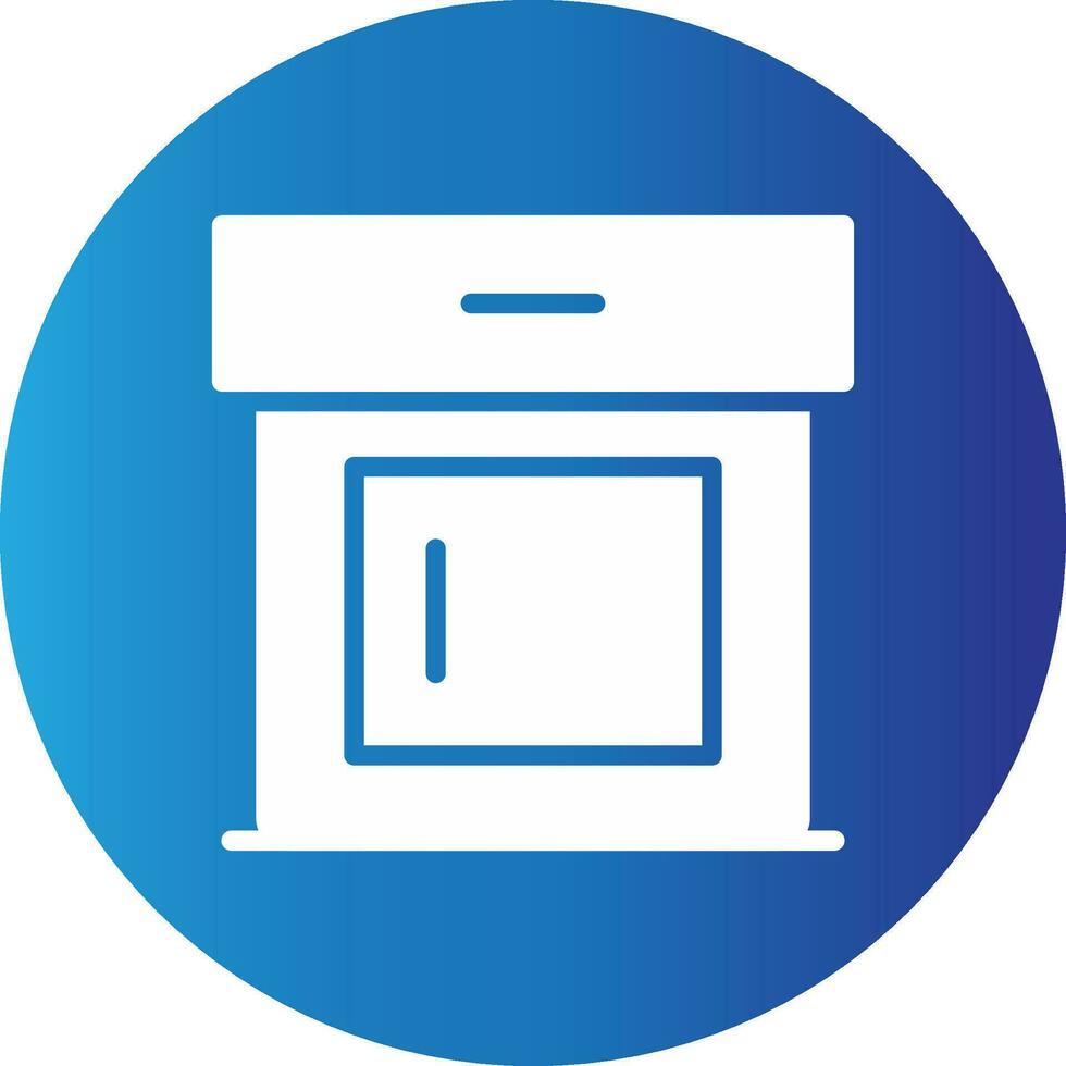 Cabinet Creative Icon Design vector