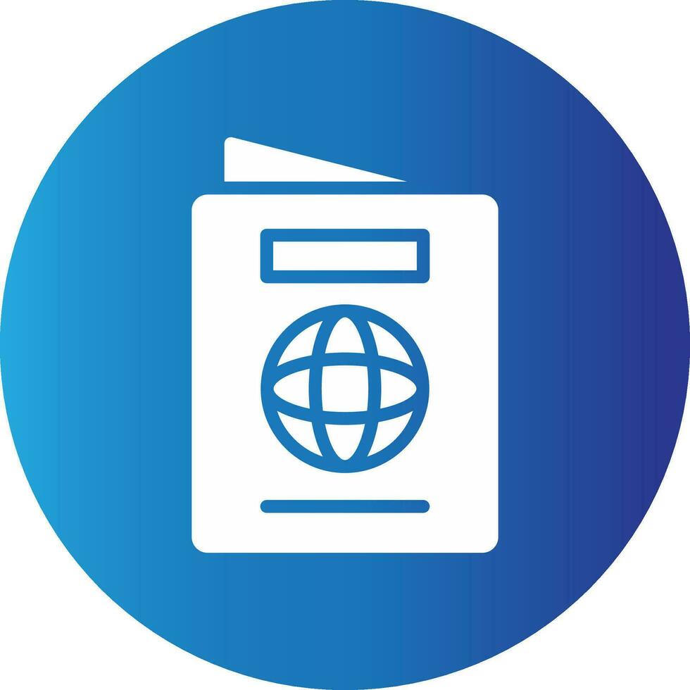 Passport Creative Icon Design vector