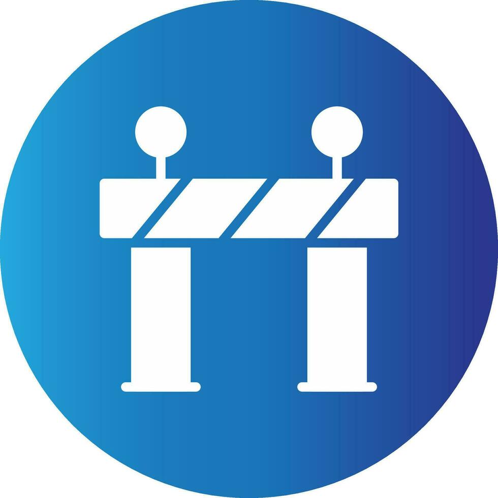 Barrier Creative Icon Design vector