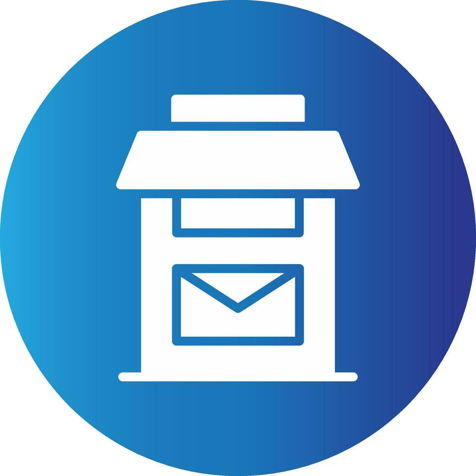Postbox Creative Icon Design vector