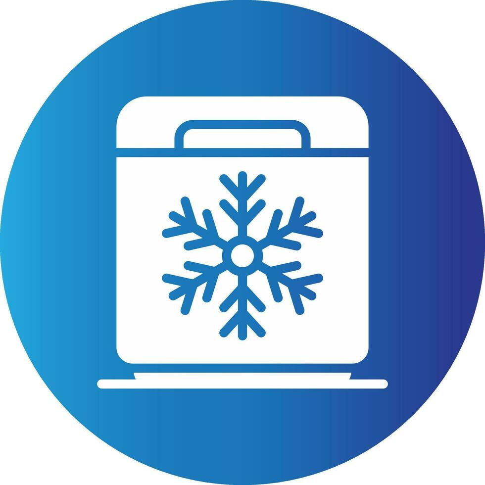 Freezer Creative Icon Design vector