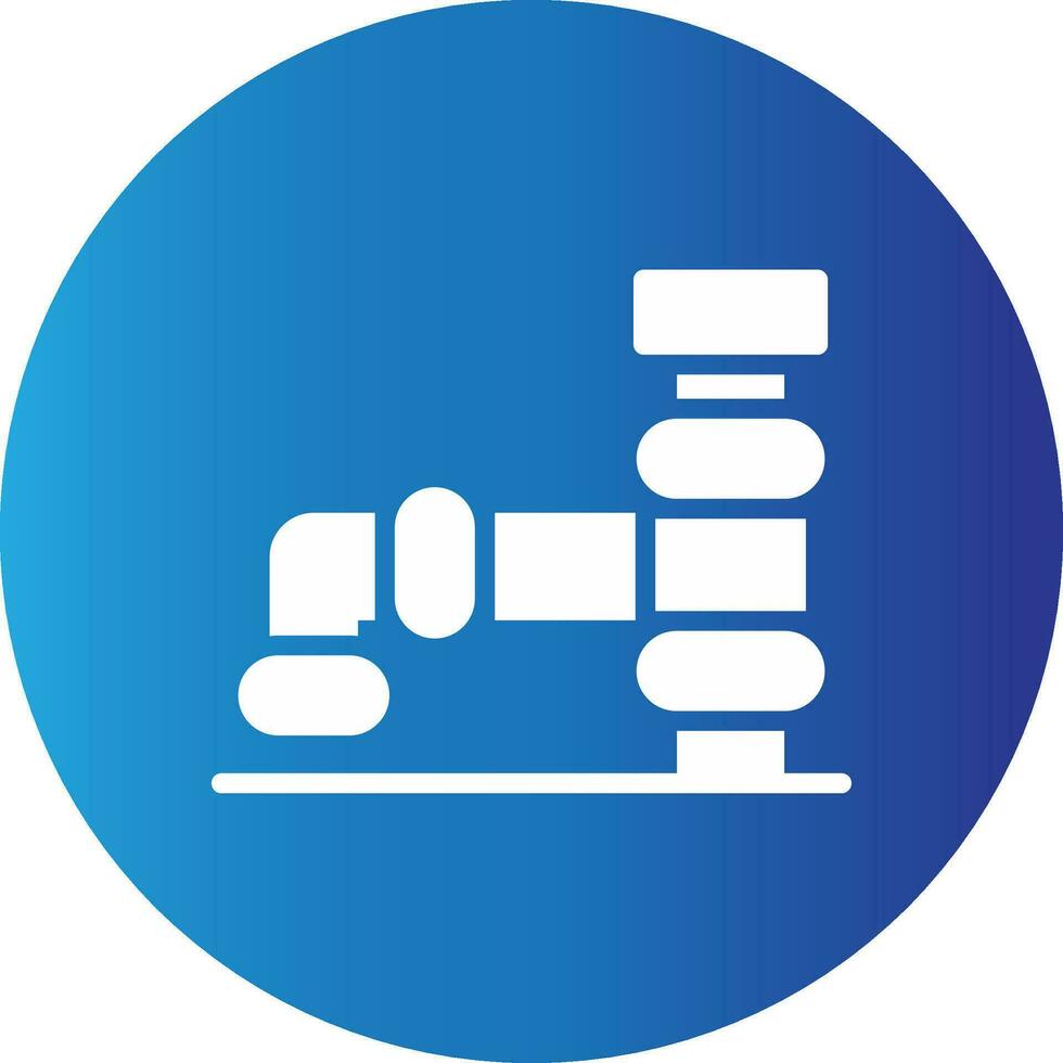 Pipeline Creative Icon Design vector