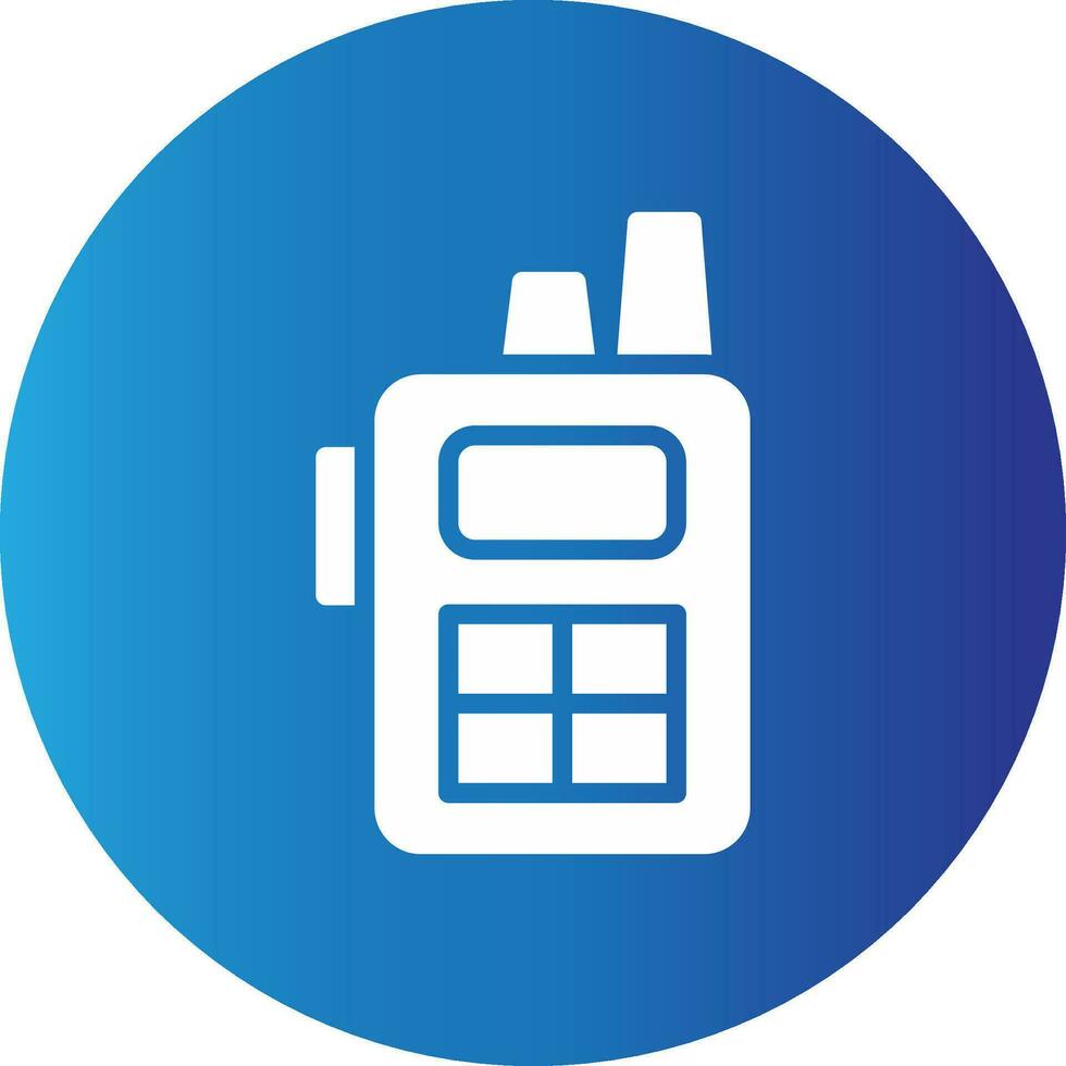 Walkie Talkie Creative Icon Design vector