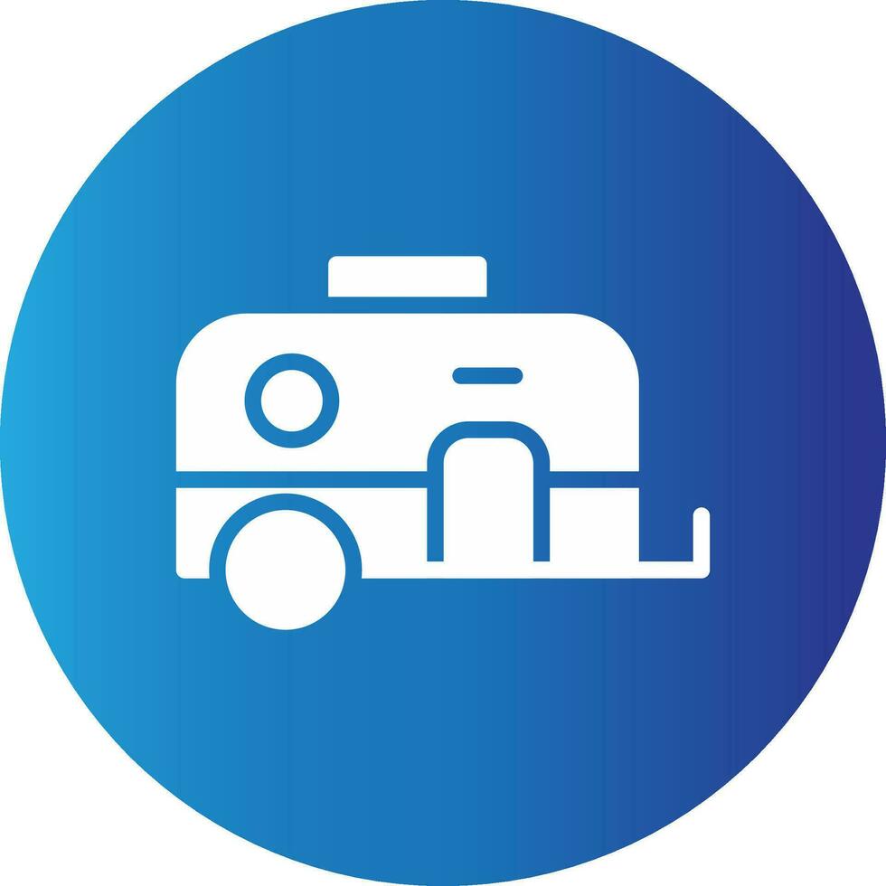 Caravan Creative Icon Design vector