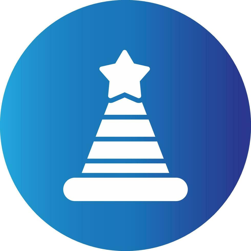 Party Hat Creative Icon Design vector
