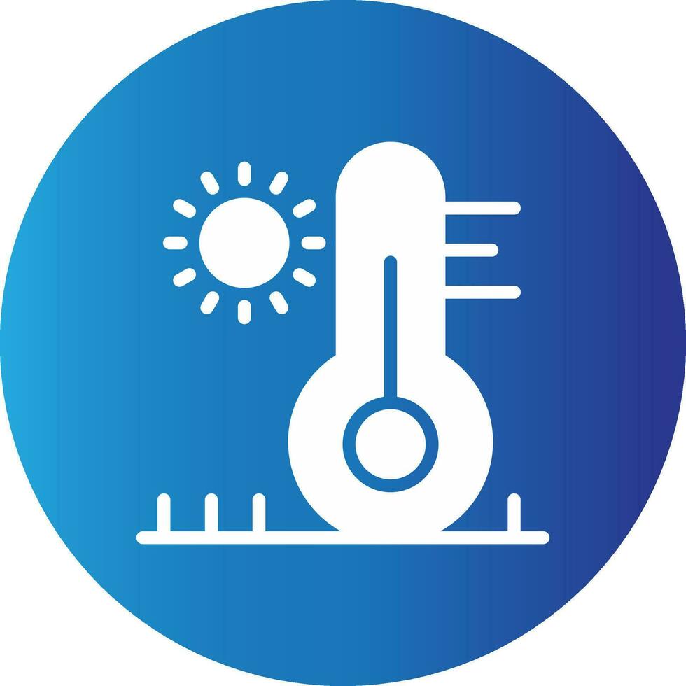 High Temperature Creative Icon Design vector