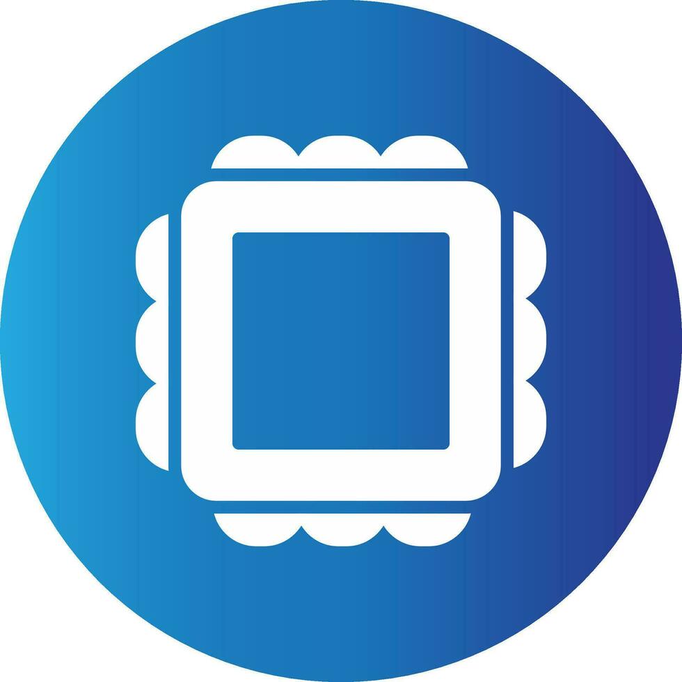 Magic Mirror Creative Icon Design vector