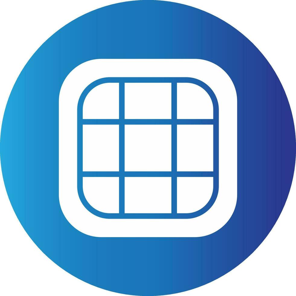 Grid Creative Icon Design vector