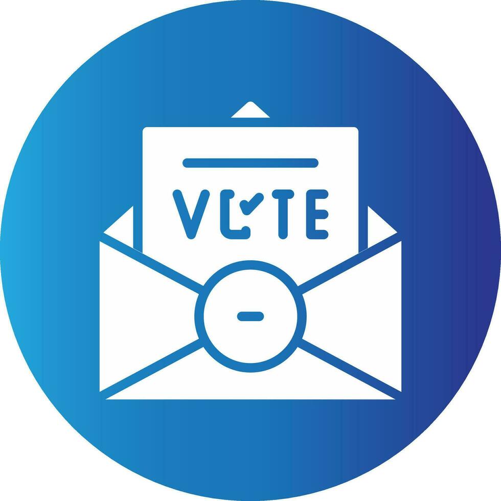 votar diseño de icono creativo vector