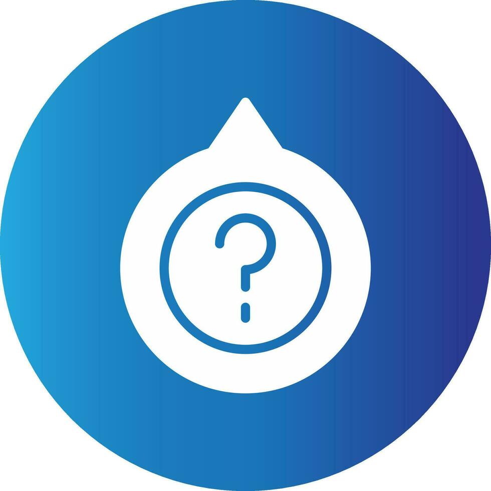 Question Creative Icon Design vector