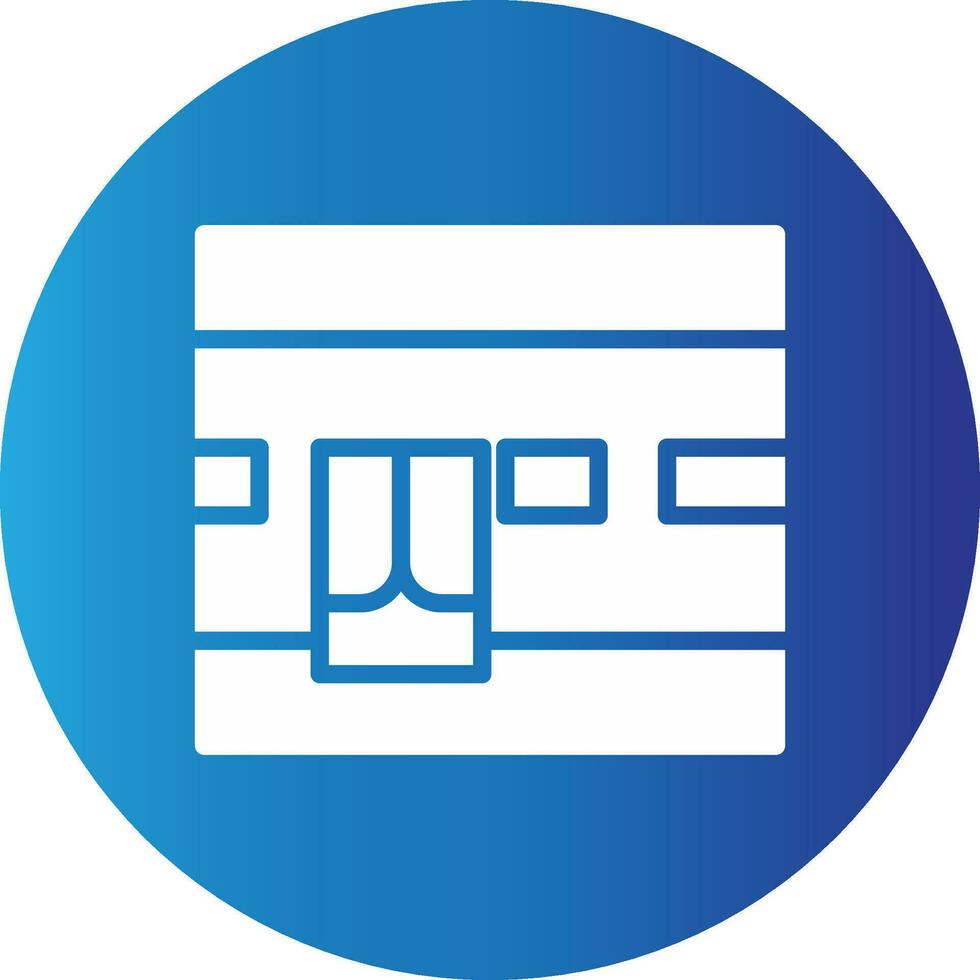 Kaaba Creative Icon Design vector