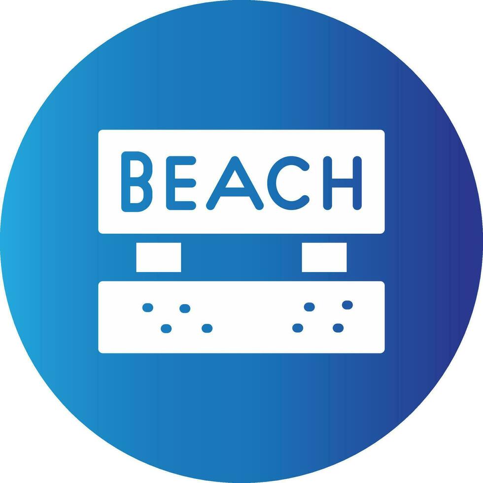 Beach Creative Icon Design vector