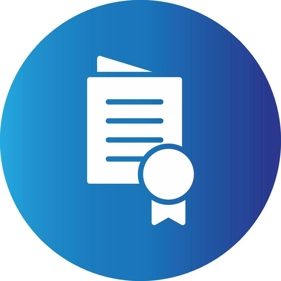 Certificate Creative Icon Design vector