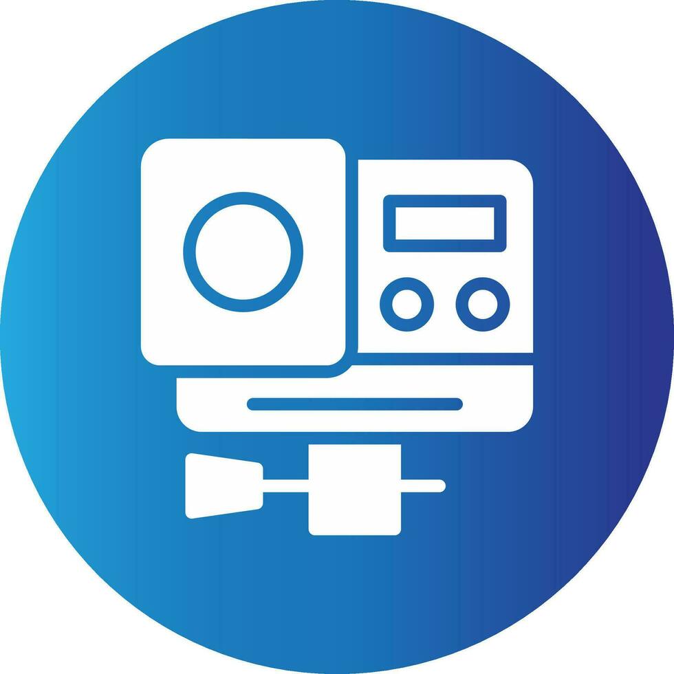 Action Camera Creative Icon Design vector