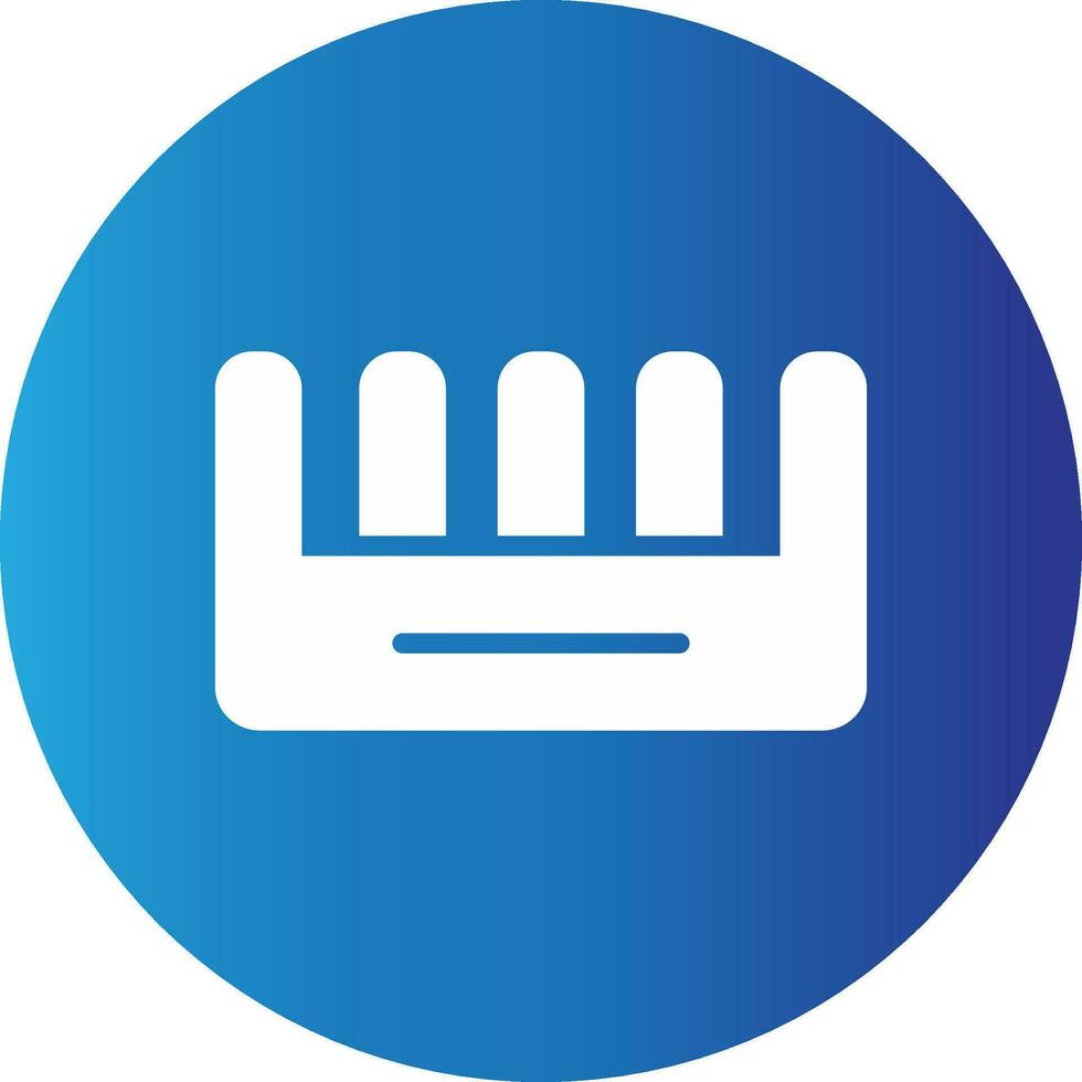 Comb Creative Icon Design vector