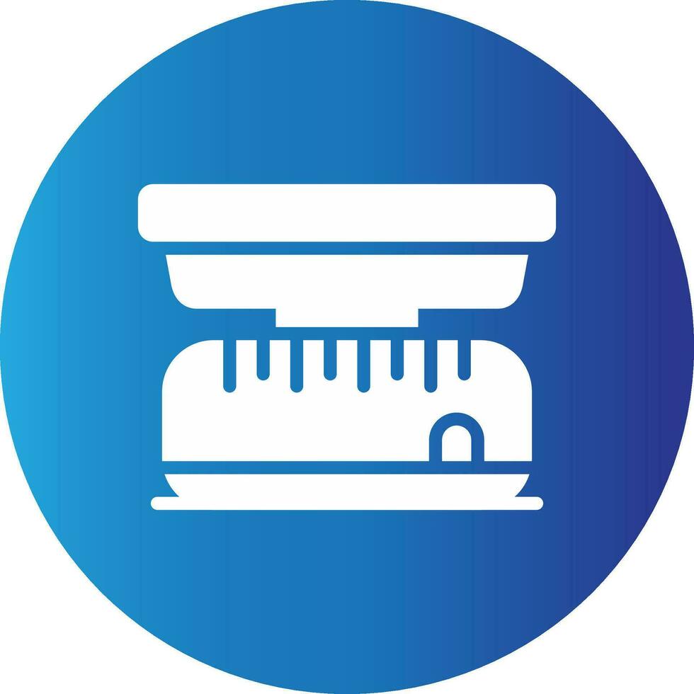 Kitchen Scale Creative Icon Design vector