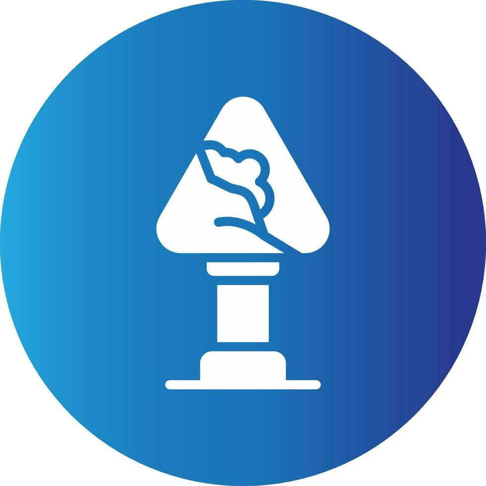 Avalanche Sign Creative Icon Design vector