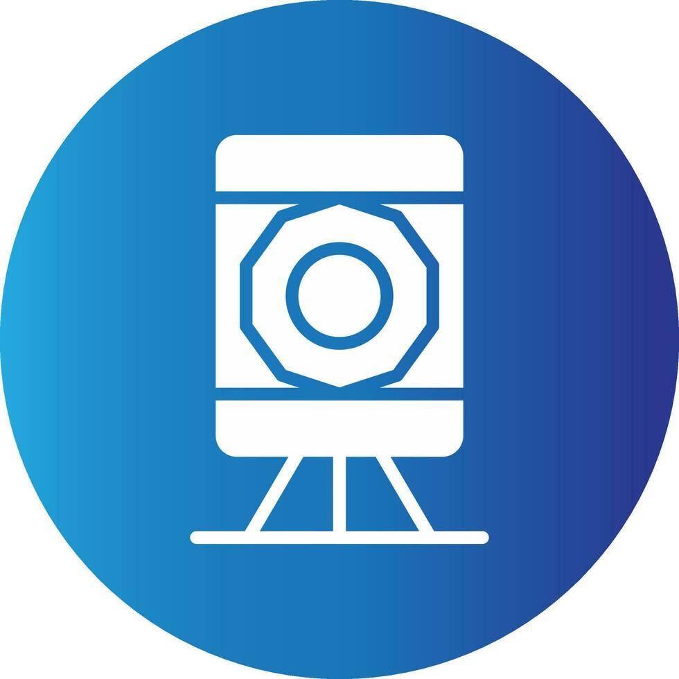 Theodolite Creative Icon Design vector