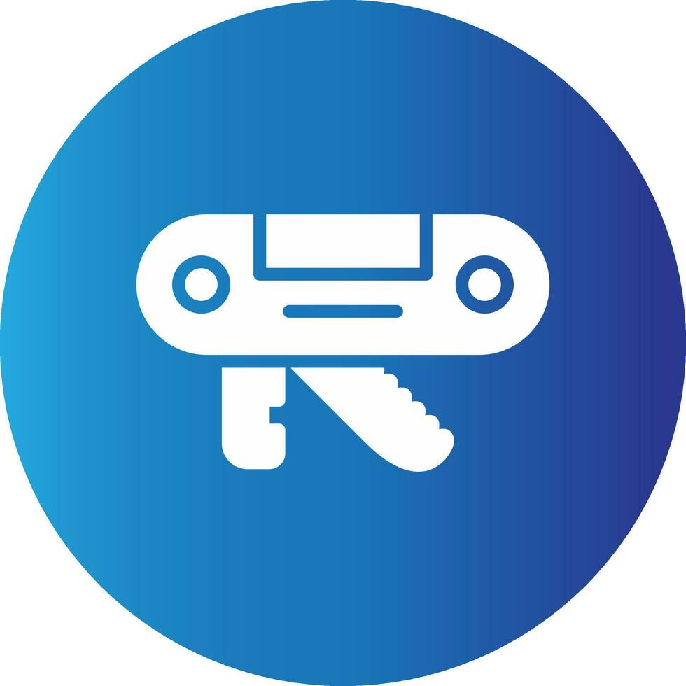 Swiss Army Knife Creative Icon Design vector