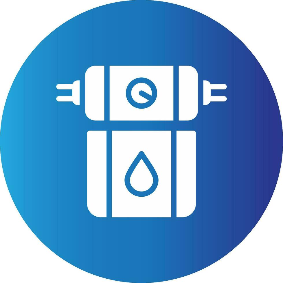 diseño de icono creativo de filtro de agua vector