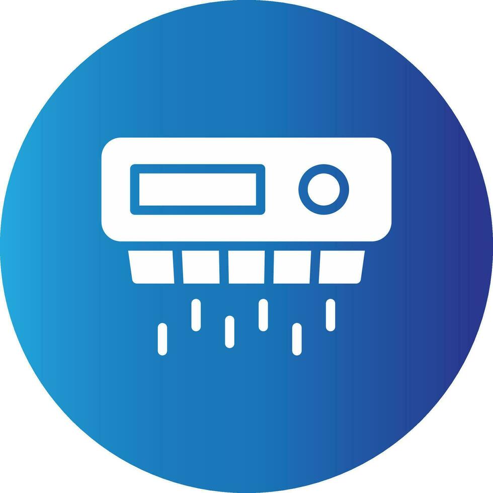 Hand Dryer Creative Icon Design vector