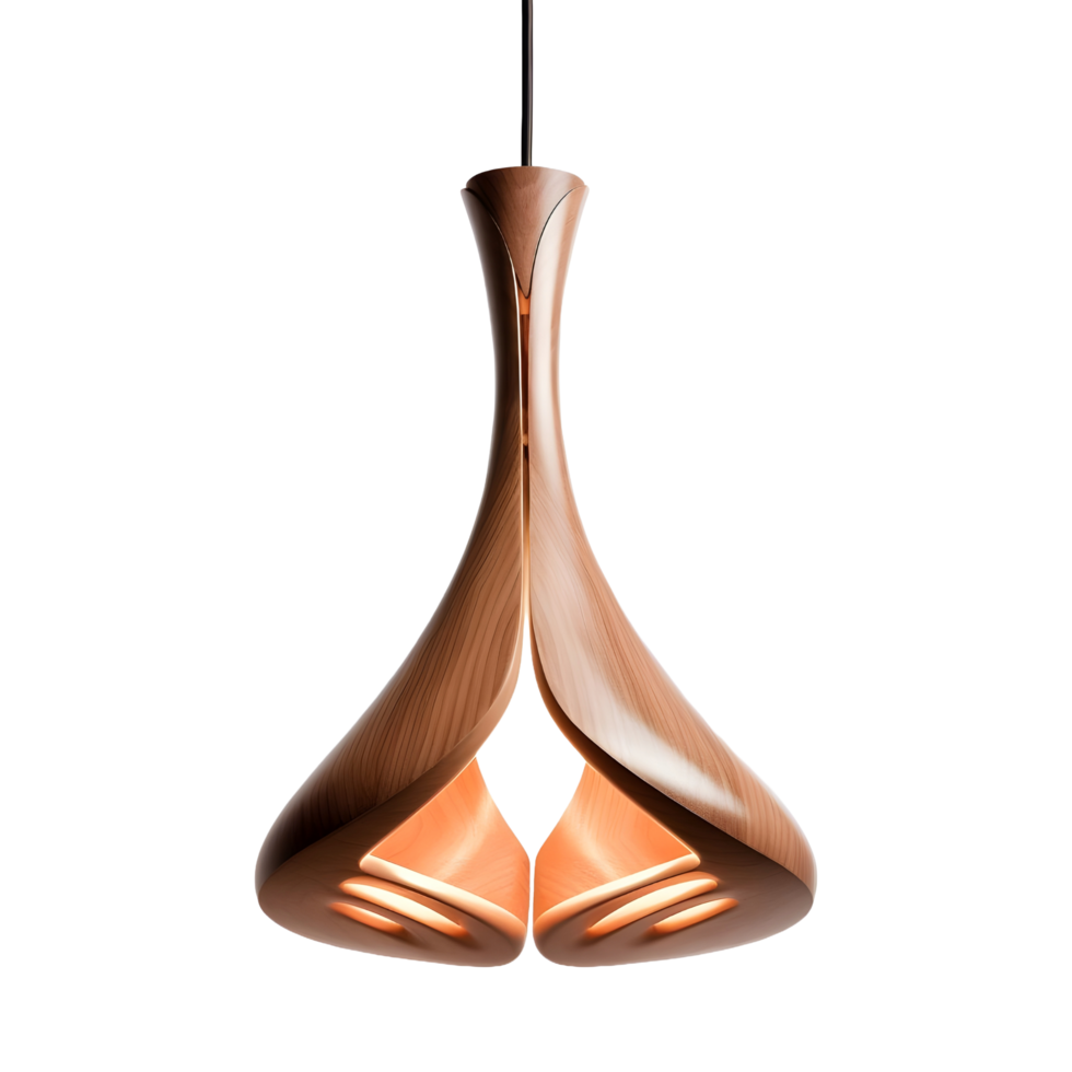 AI generated Wall Hanging Bulb with Cover on Transparent background - Ai Generated png