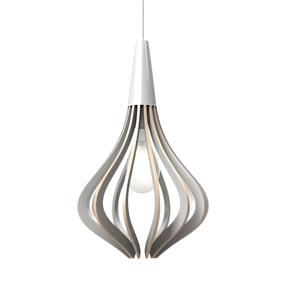 AI generated Wall Hanging Bulb with Cover on Transparent background - Ai Generated png