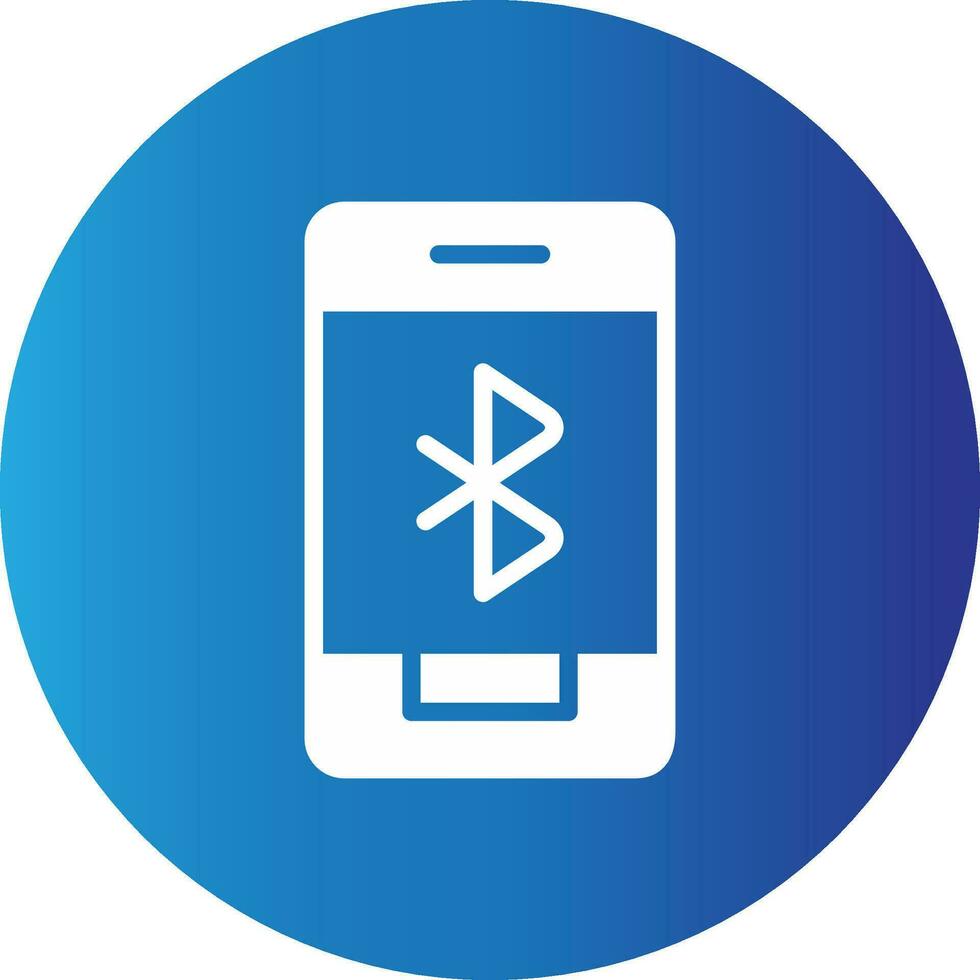Bluetooth Creative Icon Design vector
