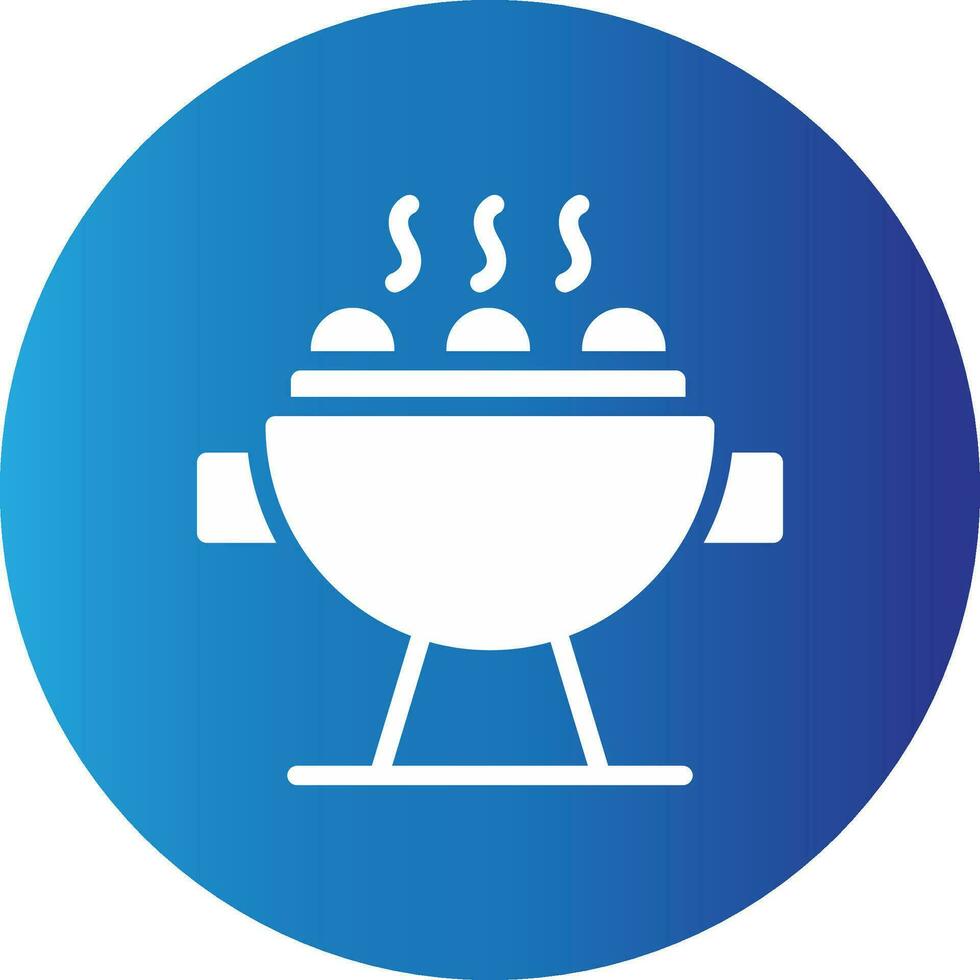 Grill Creative Icon Design vector