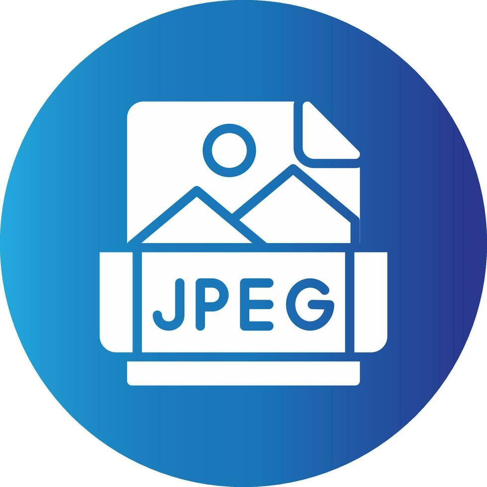 Jpeg Creative Icon Design vector