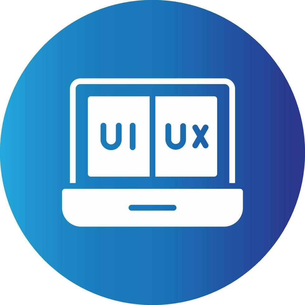 Ui Ux Creative Icon Design vector