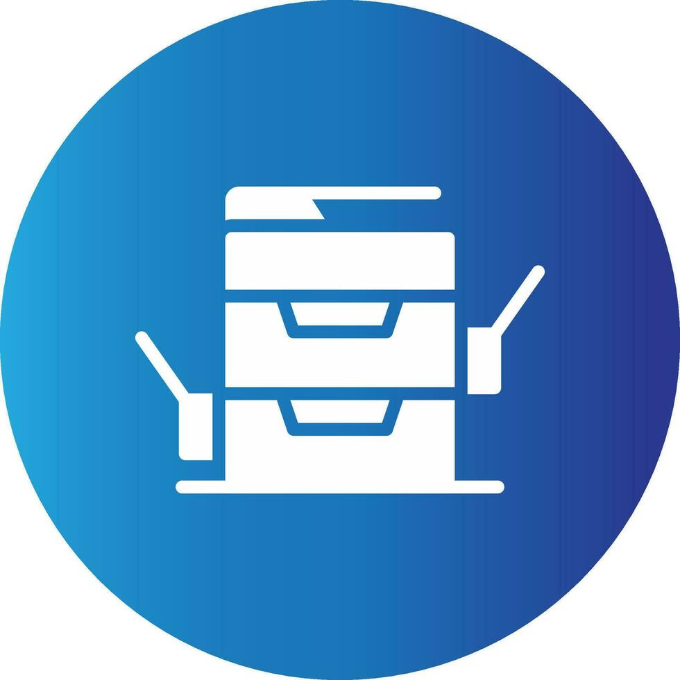 Copy Machine Creative Icon Design vector